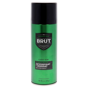 Brut Classic Scent Antiperspirant and Deodorant Spray For Men 6 oz Deodorant